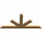 Ekena Millwork Saratoga Timber Gable Bracket, Western Red Cedar, 48"W x 22"H x 1 1/2"D x 3 1/2"F, 11/12 Pitch GBW048X22X0204SAR00SWR - alternate 5